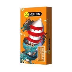Bao cao su Meleon Dragon Whirlwind Cam râu gai 3 vòng hộp 2 cái