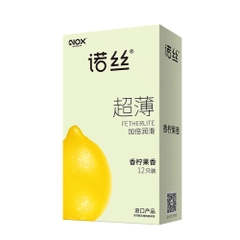 Bao cao su Nox Fruity Lime hương chanh hộp 12 cái