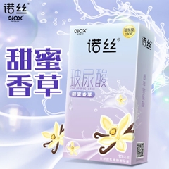 Bao cao su Nox HA Vanilla siêu mỏng nhiều gel hộp 10 cái