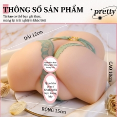 Âm đạo giả nguyên khối Muyuan Young Lady 600g
