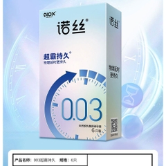 Bao cao su Nox 003 Speed Master Lasting kéo dài quan hệ hộp 6 cái