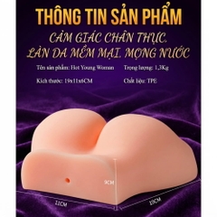 Âm đạo giả nguyên khối Yayo Hot Young Woman 1.3kg