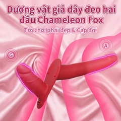 Dương vật giả có dây đeo hai đầu Chameleon Fox