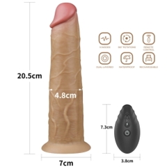 Dương vật giả hít tường Lovetoy Nature Cock 8 Inch remote