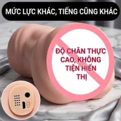 Âm đạo giả nguyên khối đa năng Jiuai cầm tay 700gr