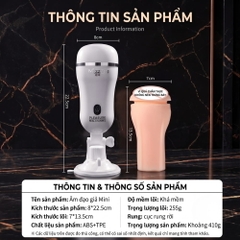Âm đạo giả hít tường MizzZee Mini