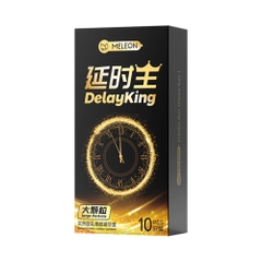 Bao cao su Meleon Delay King Large Particle kéo dài thời gian hộp 10 cái