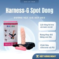 Dương vật giả có dây đeo God Of War Harness-G Spot Dong Rỗng