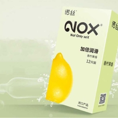 Bao cao su Nox Fruity Lime hương chanh hộp 12 cái