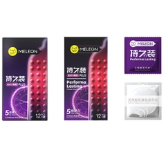 Bao cao su Meleon Performa Lasting Plus 5 Times hộp 12 chiếc