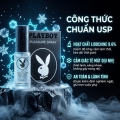 Xịt chống xuất tinh sớm Playboy Đen 5ml