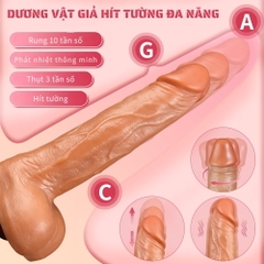 Dương vật giả hít tường đa năng Muha Man Root remote
