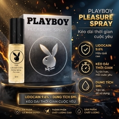 Xịt chống xuất tinh sớm Playboy Đen 5ml