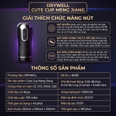 Âm đạo giả đa năng Drywell Cute Cup Meng Jiang