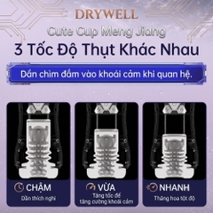 Âm đạo giả đa năng Drywell Cute Cup Meng Jiang