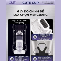 Âm đạo giả đa năng Drywell Cute Cup Meng Jiang