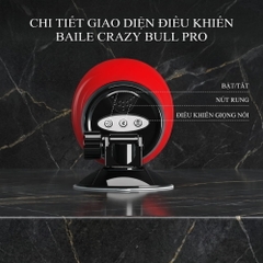 Âm đạo giả hít tường đa năng Baile Crazy Bull Pro