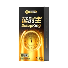 Bao cao su Meleon Delay King Gold Edition kéo dài thời gian hộp 10 cái