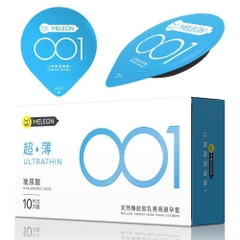 Bao cao su Meleon HA 001 Ultrathin siêu mỏng hộp 10 cái