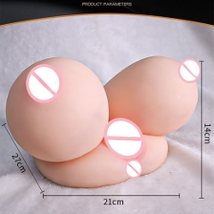 Âm đạo giả nguyên khối Jiuai Bò Sữa 3.7kg
