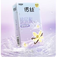 Bao cao su Nox HA Vanilla siêu mỏng nhiều gel hộp 10 cái