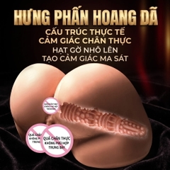 Âm đạo giả nguyên khối Jiuai Kiba mông nam 2.5kg