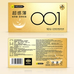 Bao cao su Meleon HA 001 Super Thin siêu mỏng hộp 10 cái