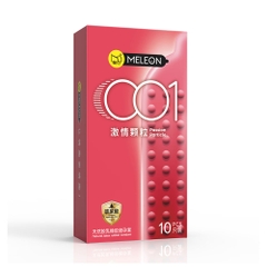 Bao cao su Meleon 001 Passion Particle hạt nổi kích thích hộp 10 cái