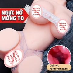 Âm đạo giả nguyên khối Muyuan Monica 1.5Kg