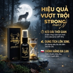 Xịt chống xuất tinh sớm Strong Men 30ml