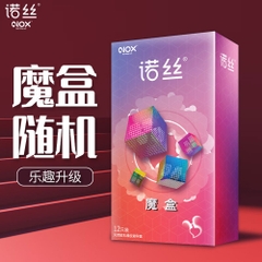 Bao cao su Nox Magic Box mix mỏng gân nhám hộp 12 cái