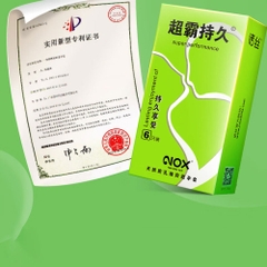 Bao cao su Nox Super Performance kéo dài thời gian hộp 6 cái