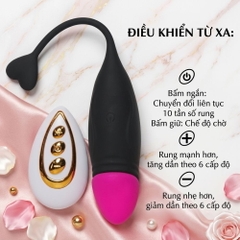 Trứng rung Boqi Penis Đuôi BQ129 Remote