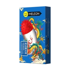 Bao cao su Meleon Dragon T-Rex Xanh Dương đầu gai khủng hộp 2 cái