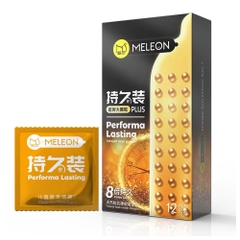 Bao cao su Meleon Performa Lasting Plus 8 Times hộp 12 chiếc
