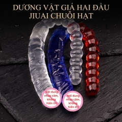 Dương vật giả hai đầu Jiuai chuỗi hạt