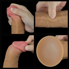 Dương vật giả hít tường Lovetoy Nature Cock 8 Inch remote