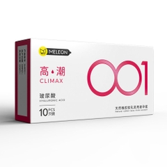 Bao cao su Meleon HA 001 Climax siêu mỏng tăng khoái cảm hộp 10 cái