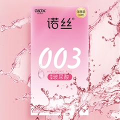 Bao cao su Nox 003 Ultra Thin Smoothing siêu mỏng nhiều gel hộp 6 cái