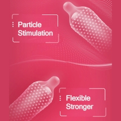 Bao cao su Nox Fruity Strawberry hương dâu tây hộp 12 cái