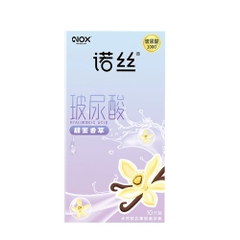 Bao cao su Nox HA Vanilla siêu mỏng nhiều gel hộp 10 cái