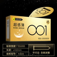 Bao cao su Meleon HA 001 Super Thin siêu mỏng hộp 10 cái