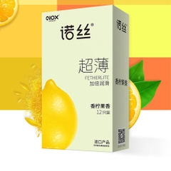 Bao cao su Nox Fruity Lime hương chanh hộp 12 cái
