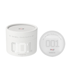 Bao cao su DryWell Super Thin PU 001 siêu mỏng hộp 3 cái