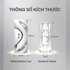 Âm đạo giả Drywell Hurricane dạng cốc