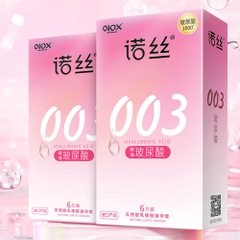Bao cao su Nox 003 Ultra Thin Smoothing siêu mỏng nhiều gel hộp 6 cái