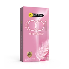 Bao cao su Meleon 001 Light As Wings siêu mỏng nhẹ hộp 10 cái