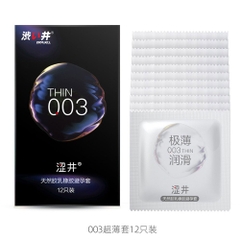 Bao cao su Drywell Ultra Thin 003 siêu mỏng hộp 12 cái