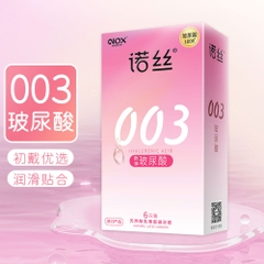 Bao cao su Nox 003 Ultra Thin Smoothing siêu mỏng nhiều gel hộp 6 cái