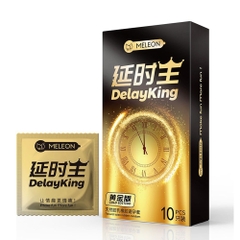 Bao cao su Meleon Delay King Gold Edition kéo dài thời gian hộp 10 cái